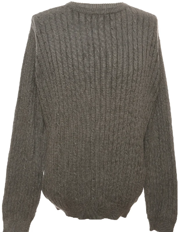 Dark Grey Cherokee Jumper - M