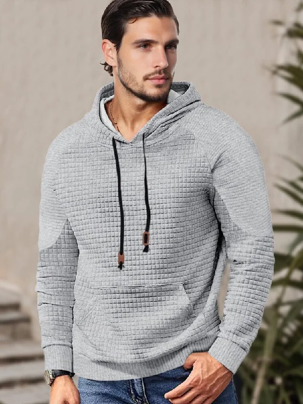 Comfy Relaxed Fit Waffle Hoodie