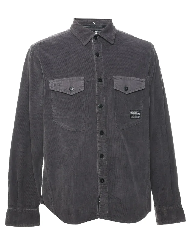 Corduroy Plum Shirt - L