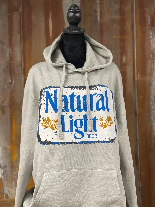 Natural Light "Nattty" Hoodie- Heather Grey