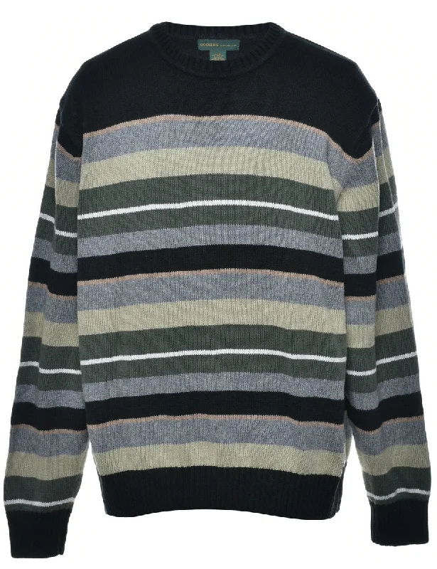 Dockers Striped Jumper - L