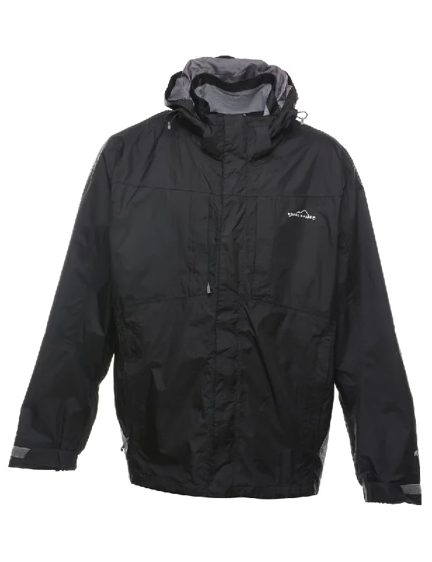 Eddie Bauer Black Mountaineering Nylon Jacket - XL