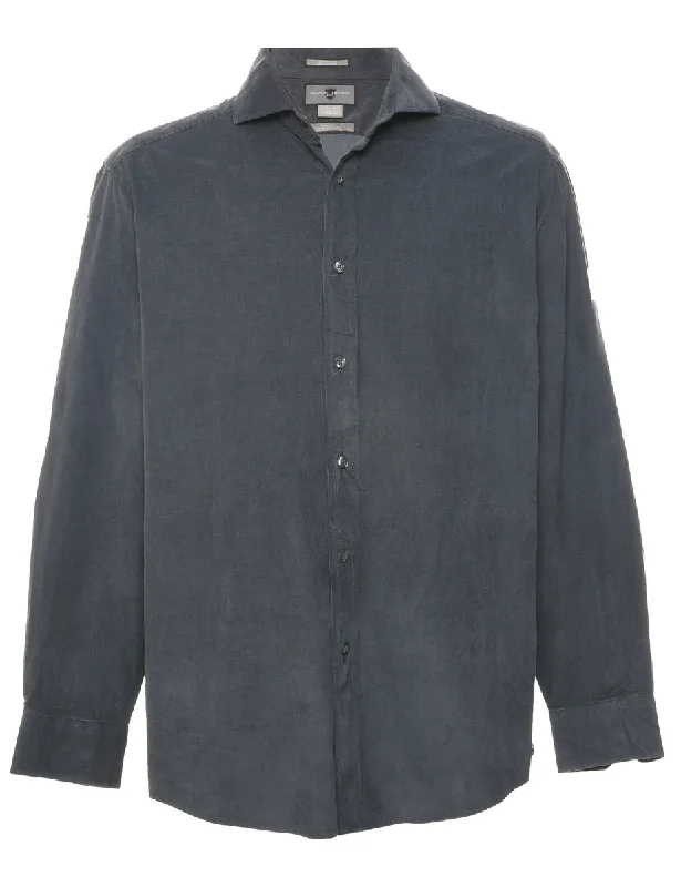 Dark Grey Corduroy Shirt - L