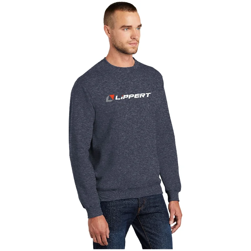 Crewneck Sweatshirt - Heathered Navy