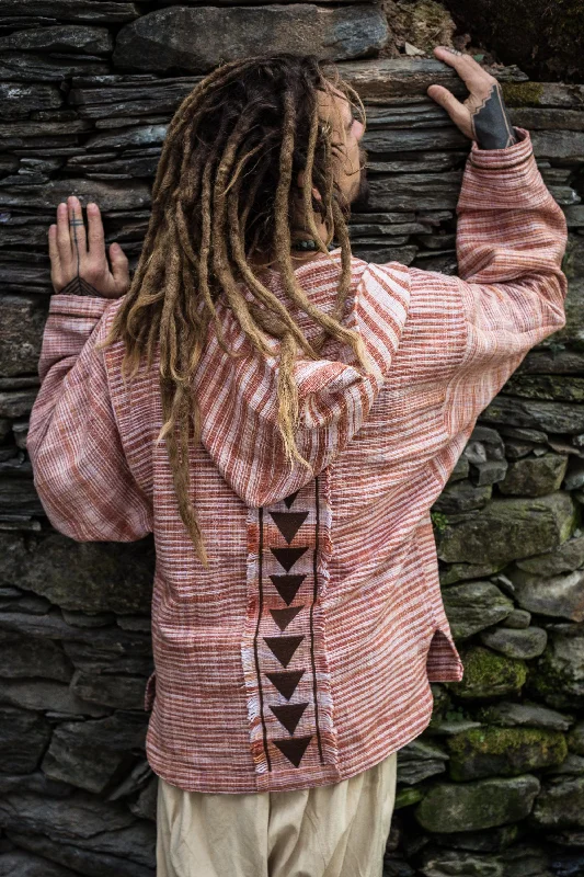 Tribal Arrows Jacket ⫸⫸ Handwoven Khadi Cotton