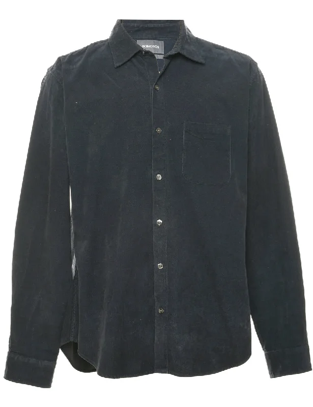 Corduroy Navy Shirt - L