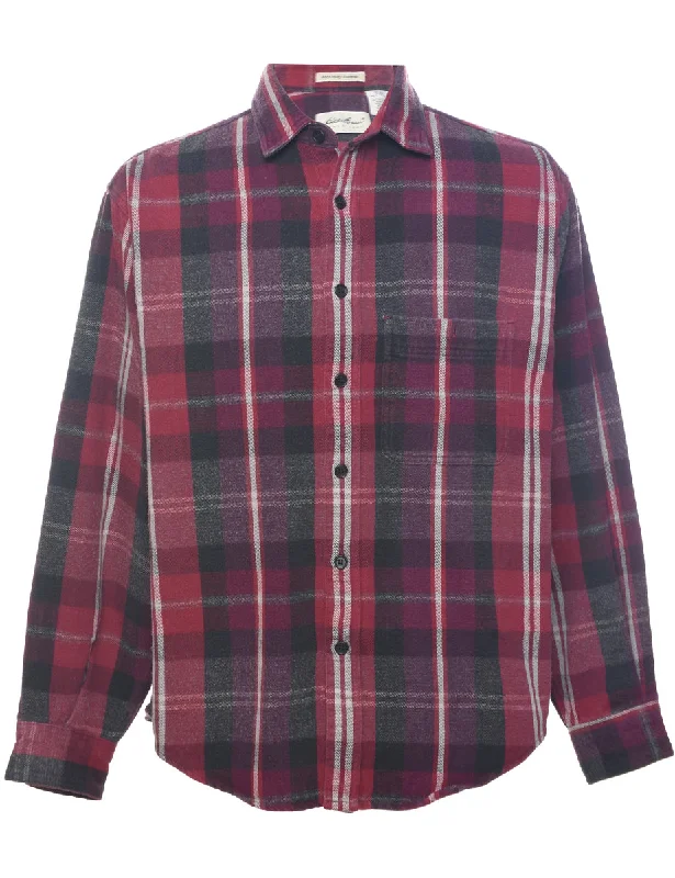 Eddie Bauer Checked Shirt - L