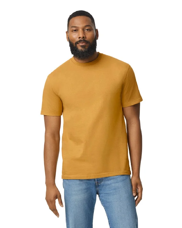 Gildan Unisex Softstyle Midweight T-Shirt | Mustard