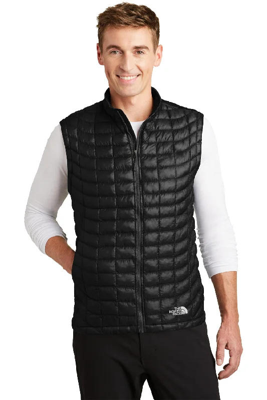 The North Face Mens ThermoBall Trekker Water Resistant Full Zip Vest - Black