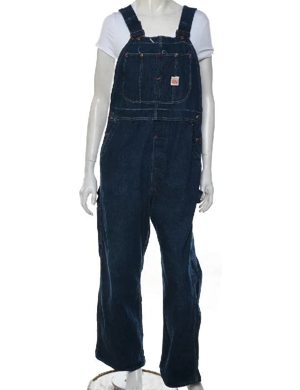 Dark Wash Dungarees - W40 L29