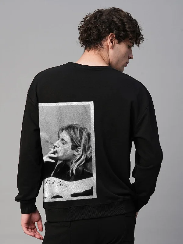 Grunge Is Not Dead Men Drop Shoulder Premium Terry Sweatshirt