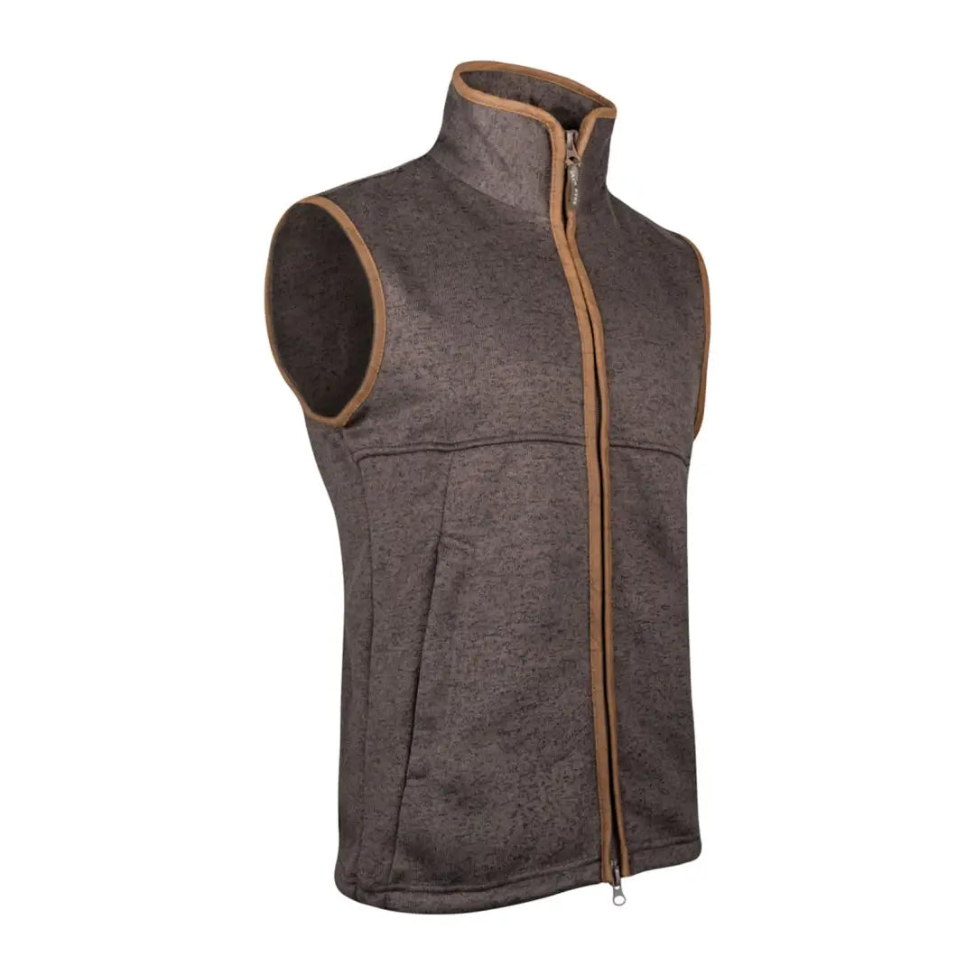 Jack Pyke Melange Fleece Gilet Brown