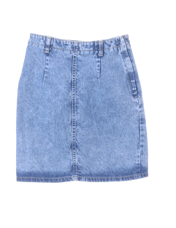 Denim Mini Skirt