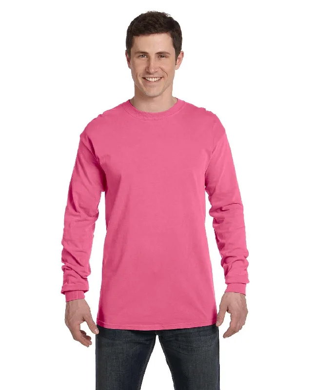 Comfort Colors Garment-Dyed Long Sleeve T-Shirt | Crunchberry