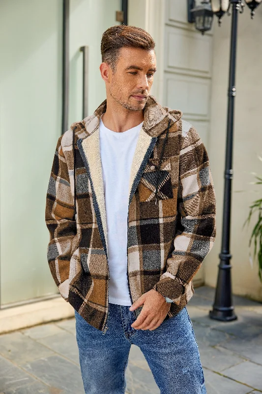 Comfy Plaid Flannel Lined Jacket (US Only)