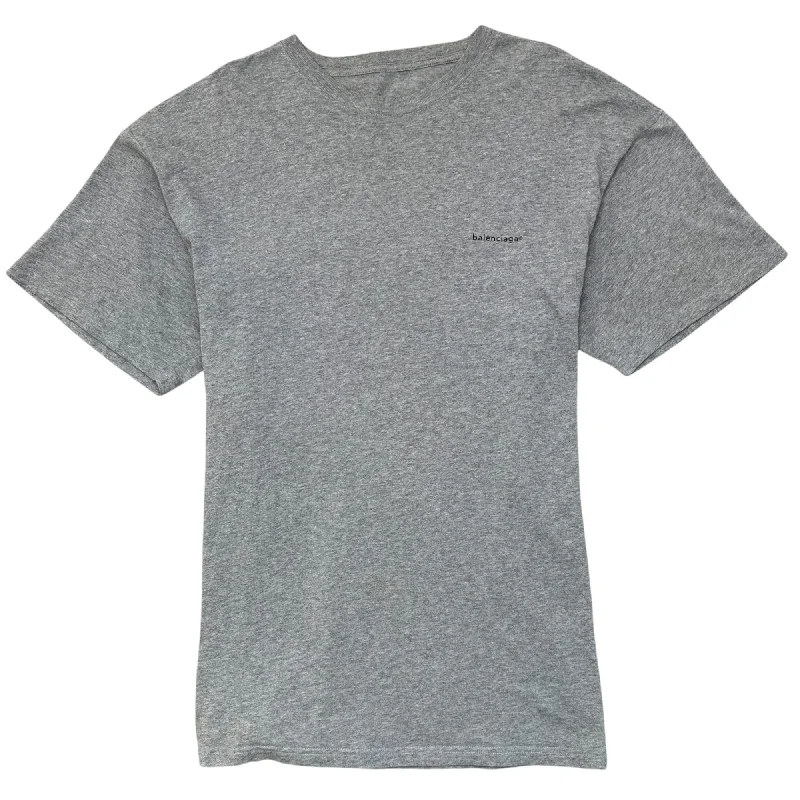 Men's Logo T-Shirt Grey Size L