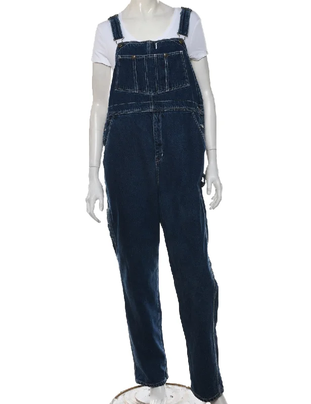 Dark Wash Dungarees - W38 L32