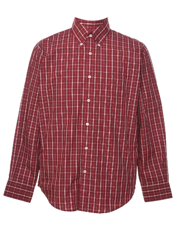 Dockers Red Checked Shirt - M