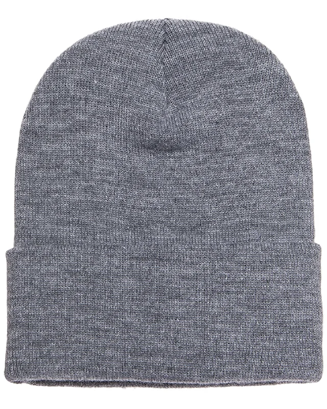 Yupoong Cuffed Knit Cap | Heather