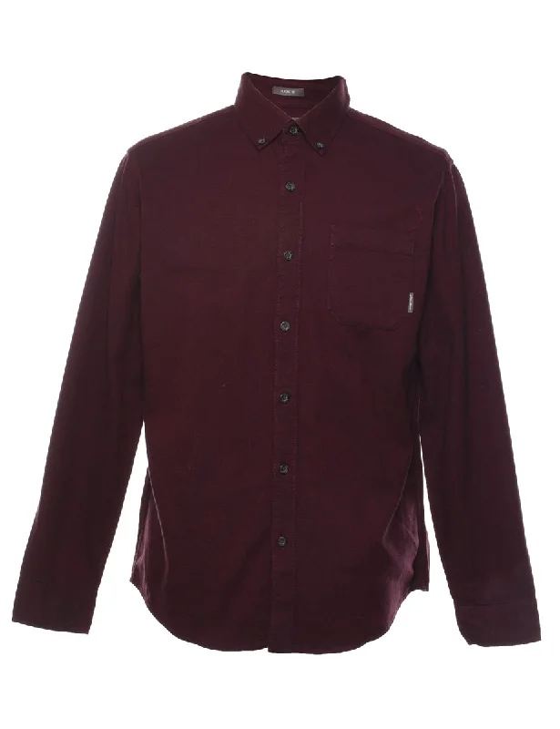 Eddie Bauer Maroon Shirt - M