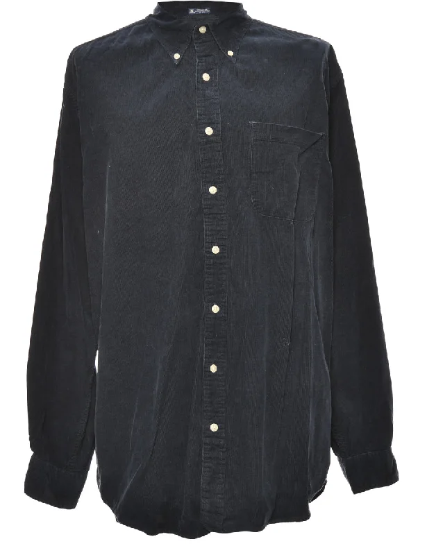 Corduroy Navy Shirt - L