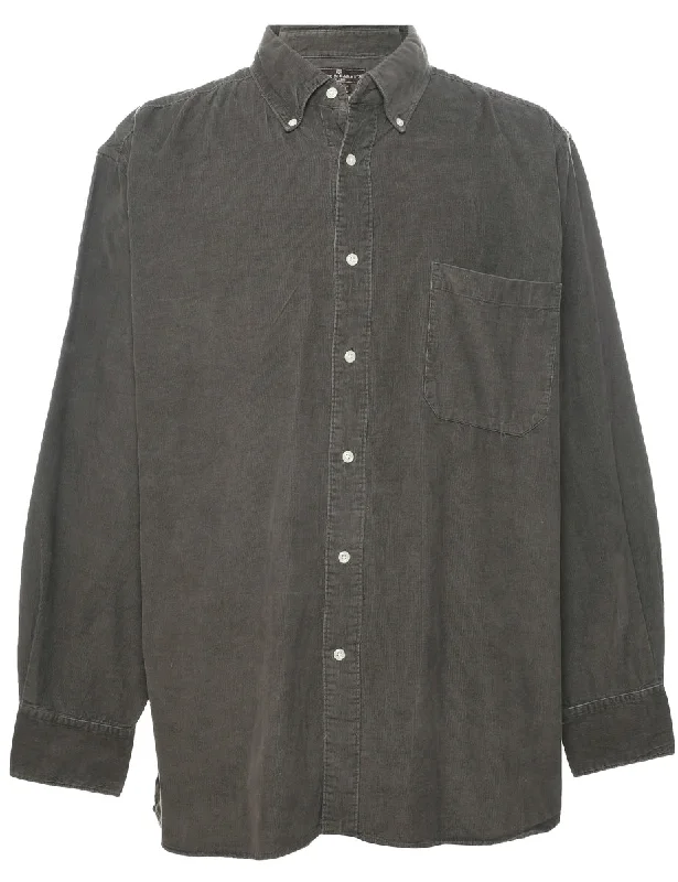 Corduroy Olive Green Shirt - XL