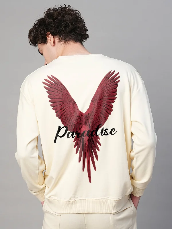 ⁠Paradise Men Drop Shoulder Premium Terry Sweatshirt