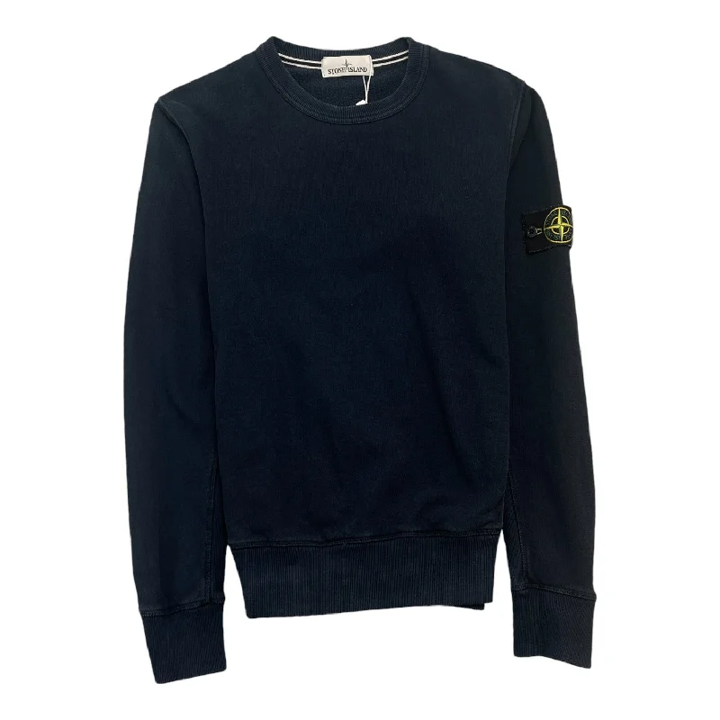 Men's Applique Logo Sweatshirt Navy Size S