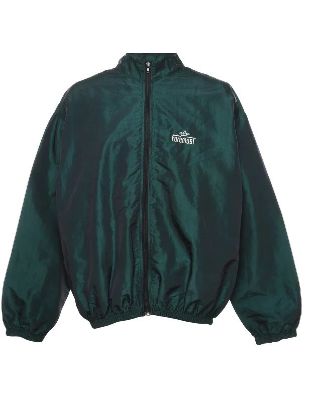 Dark Green Nylon Jacket - L