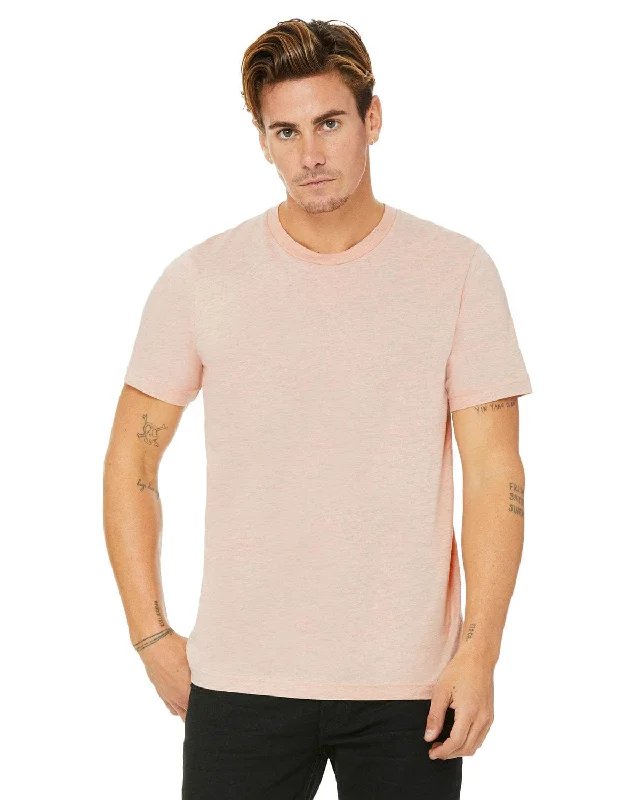 Bella+Canvas Unisex Heather CVC T-Shirt | Hthr Prism Peach