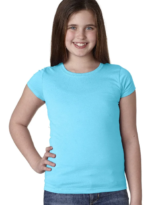 Next Level Girls Princess Tee | Tahiti Blue