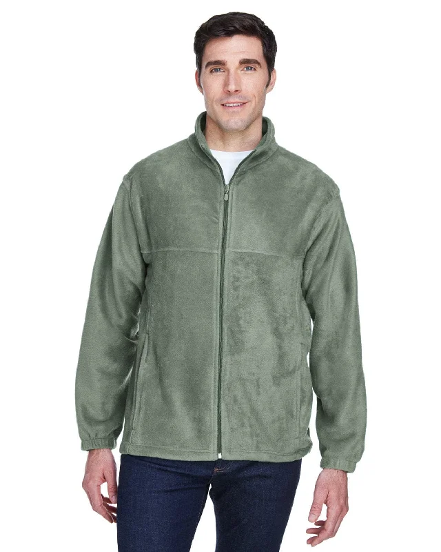 Harriton Mens Full-Zip Fleece | Dill