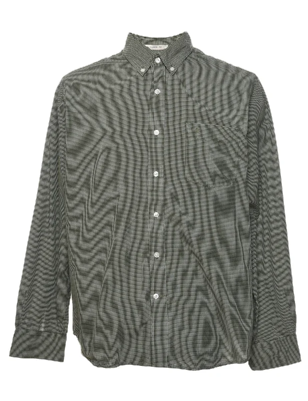 Dockers Olive Green Checked Shirt - L