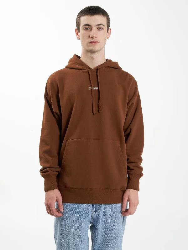 Minimal Slouch Pull On Hood - Chestnut