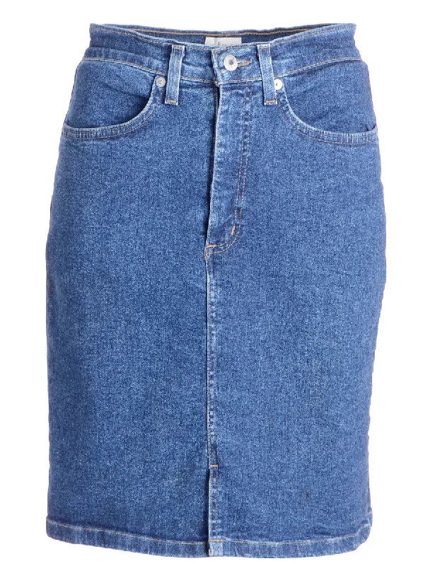 Denim Pencil Skirt