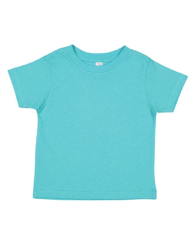 Rabbit Skins Toddler Fine Jersey T-Shirt | Caribbean