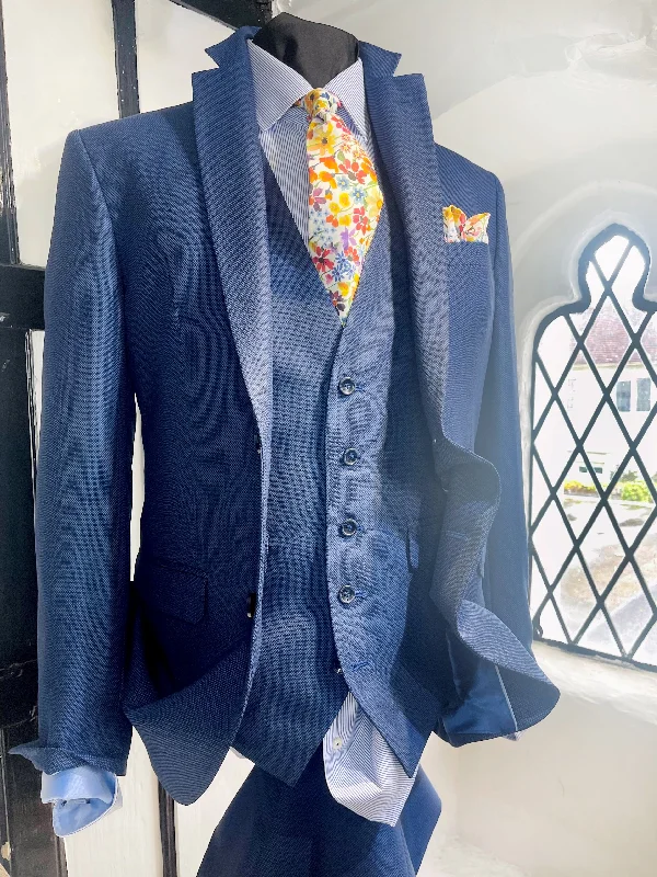 PETER DARK BLUE WAISTCOAT