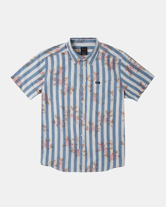 Harbour Short Sleeve Shirt - Denim Floral