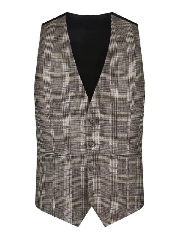 IVORY CHECK COLT WAISTCOAT