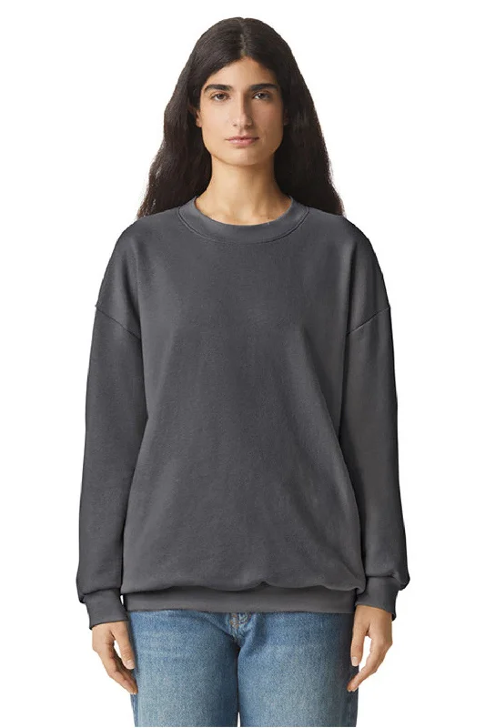 American Apparel Mens ReFlex Fleece Crewneck Sweatshirt - Asphalt Grey