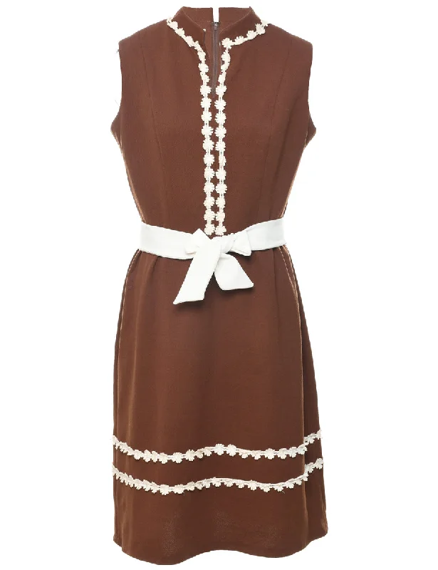 Dark Brown Dress - M