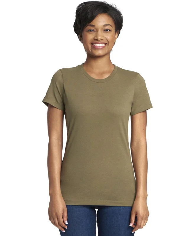 Next Level Ladies Boyfriend Tee | Military Green