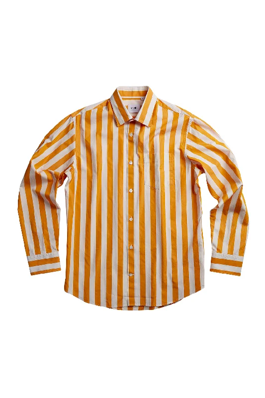 NN07 Errico Shirt Yellow Stripe