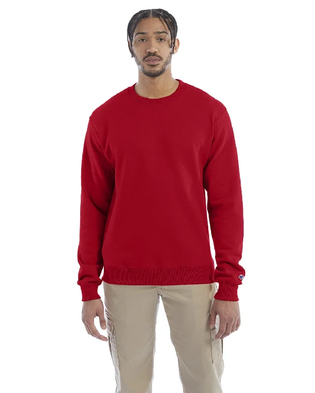 Champion EcoSmart Crewneck Sweatshirt | Scarlet