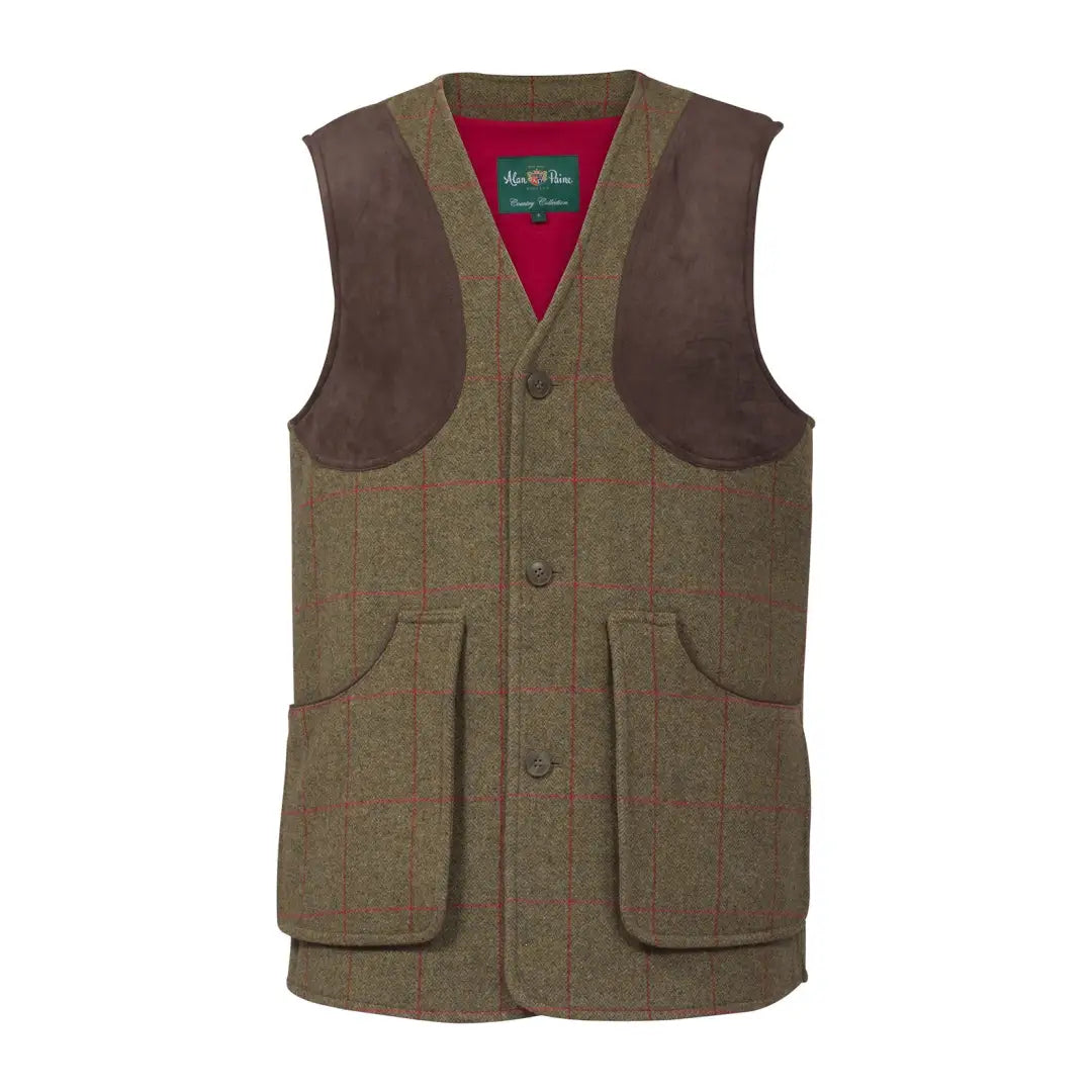 Alan Paine Combrook Men's Tweed Shooting Waistcoat