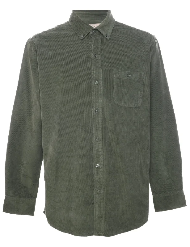 Corduroy Green Shirt - M