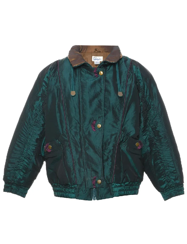 Dark Green Ski Jacket - M