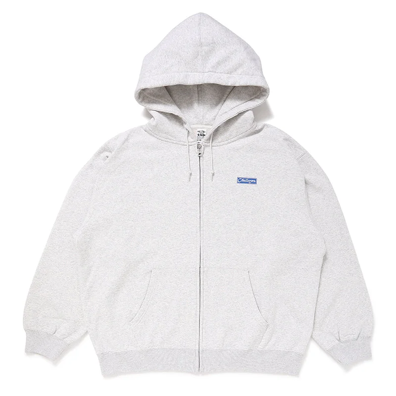 BAR LOGO ZIP HOODIE