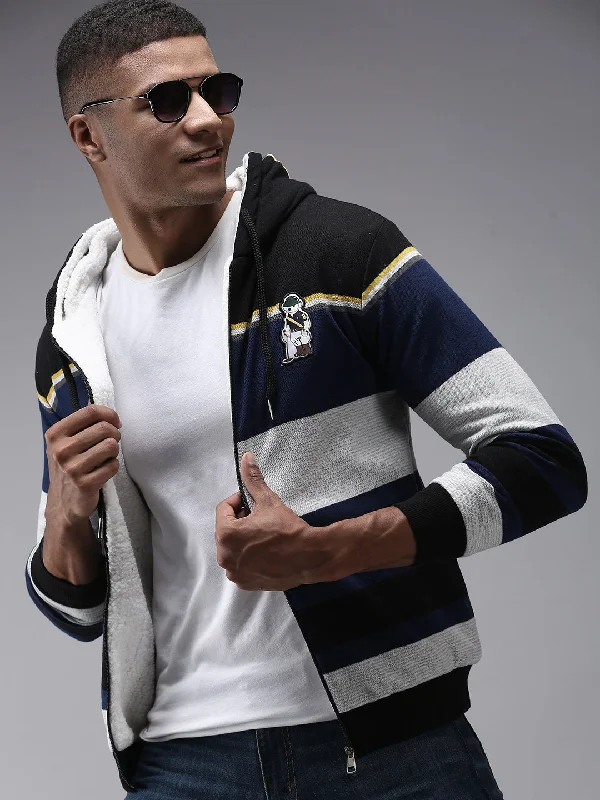 Men Multi Colourblock Sweatshirt