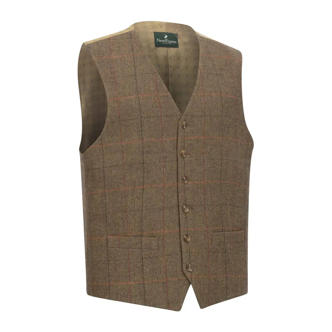 New Forest Premium 100% Wool Tweed Waistcoat